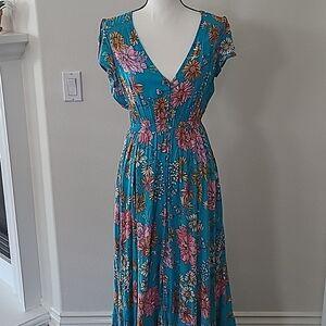 JAASE turquoise dress.
